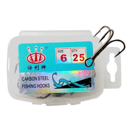 Рыболовные крючки Carbon Steel №6, 25 шт. в Кант