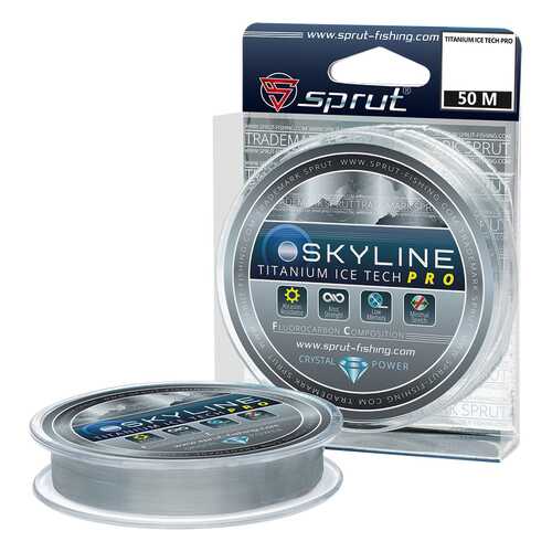 Леска монофильная Sprut Skyline IceTech Pro Titanium 50 м, 0,205 мм, 6,35 кг в Кант