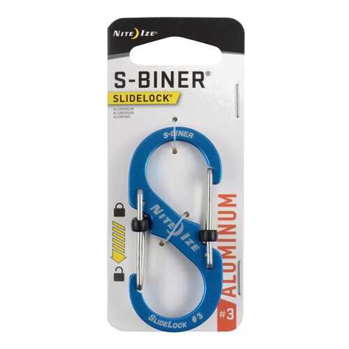 Карабин Nite Ize S-Biner SlideLock #3 LSBA3-03-R6 Aluminum Blue в Кант