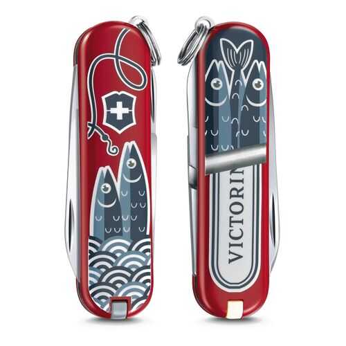 Мультитул-брелок Victorinox 0.6223.L1901 Sardine Can в Кант