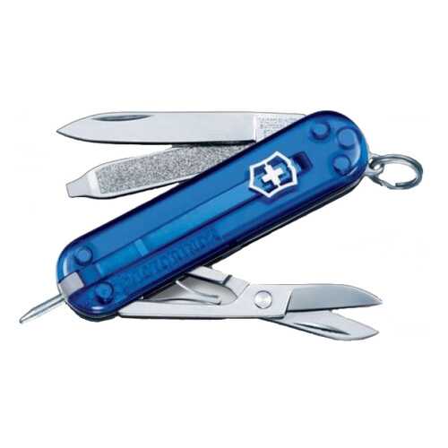 Мультитул-брелок Victorinox Signature 0.6225.T2 58 мм синий, 7 функций в Кант