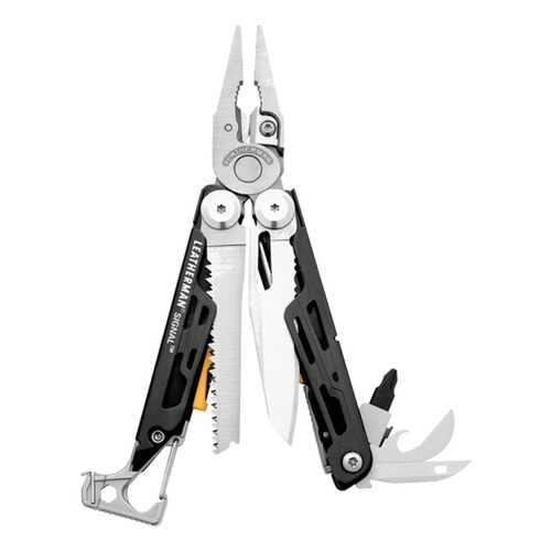 Мультитул Leatherman Signal 832265 черный/оранжевый, 19 функций в Кант