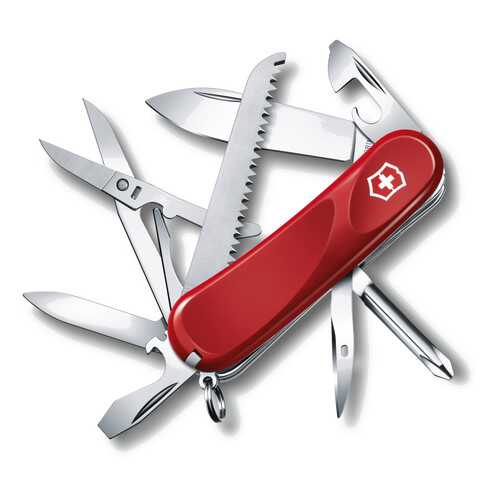 Мультитул Victorinox Evolution 2.4913.E 85 мм красный, 15 функций в Кант