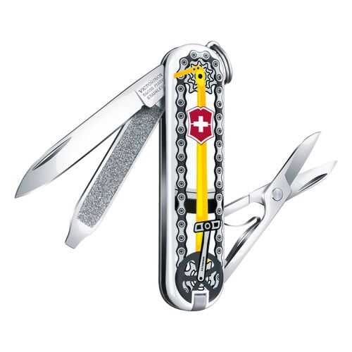 Нож брелок VICTORINOX 0.6223.L2001 Bike Ride - Велосипедная прогулка в Кант