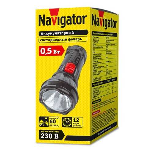 Фонарь ручной Navigator NPT-CP15-ACCU 1 LED, IP33, 61305 в Кант