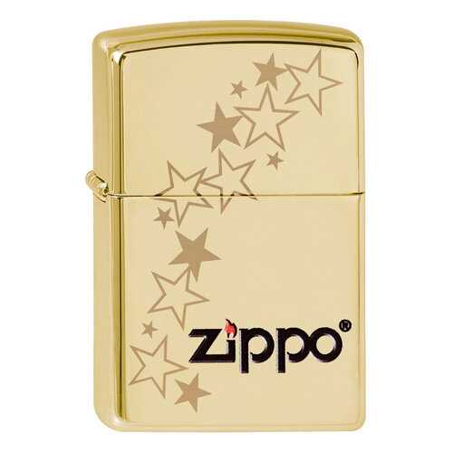 Зажигалка Zippo Classic 254B Zippo Stars High Polish Brass в Кант