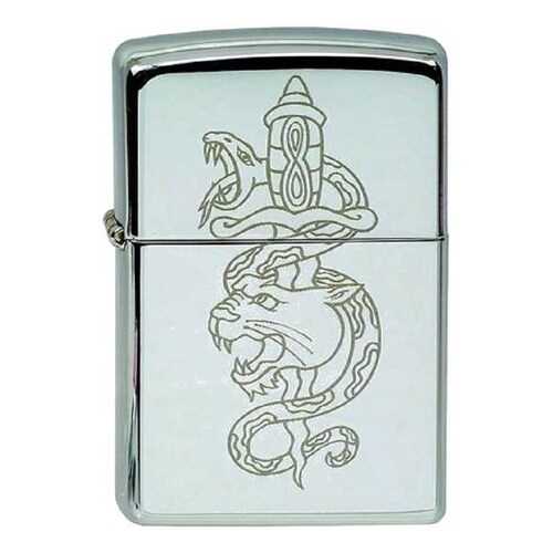 Зажигалка Zippo Snake/lion 232 High Polish Chrome в Кант