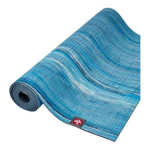 Коврик для йоги Manduka eKO lite 180*61*0,4 см Dresden Blue Marbled Limited Edition в Кант