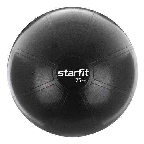 Starfit Фитбол PRO GB-107, 75 см, 1400 гр, без насоса, чёрный, антивзрыв в Кант