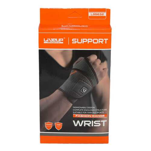 Суппорт запястья LiveUp Wrist Support LS5632, черный в Кант