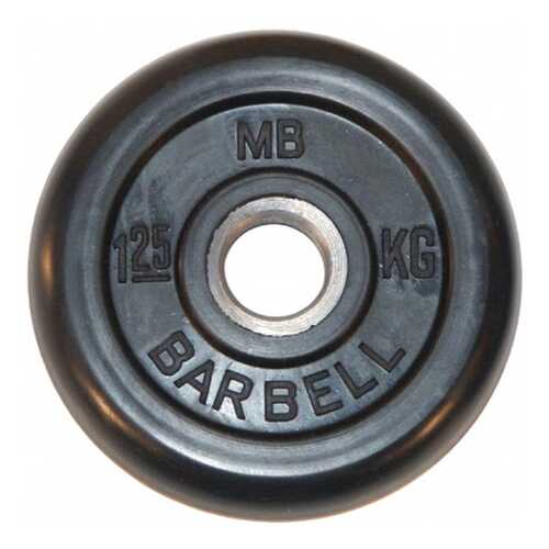 Barbell d 31 мм черный 1,25 кг в Кант