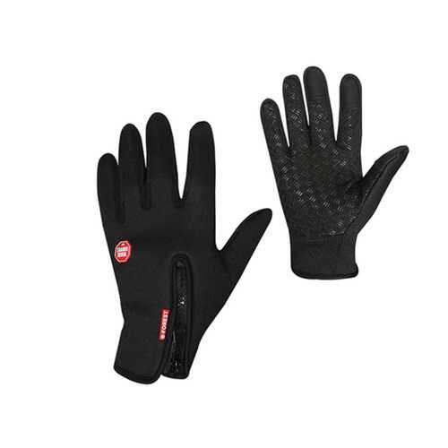 Велосипедные перчатки MoscowCycling MC-GLOVE-01, черные, 8,5 в Кант