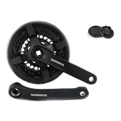 SHIMANO Система Shimano TY301, 175мм, Кв, 42/34/24, с защитой, б/уп чёрный в Кант