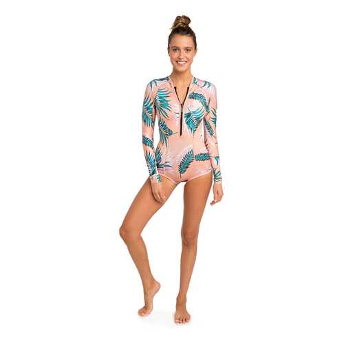 мокрый гидрокостюм Rip Curl G-Bomb LS Hi Cut Springsuit 1mm Peach 2019 (8) в Кант