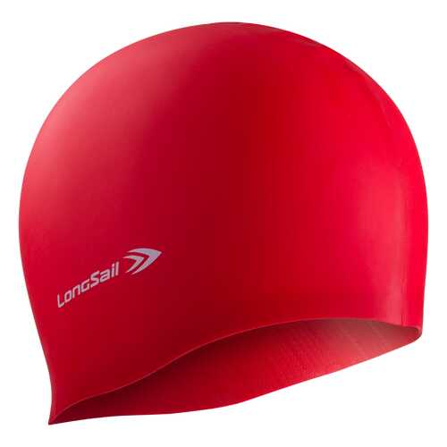 Шапочка для плавания LongSail Силикон red в Кант