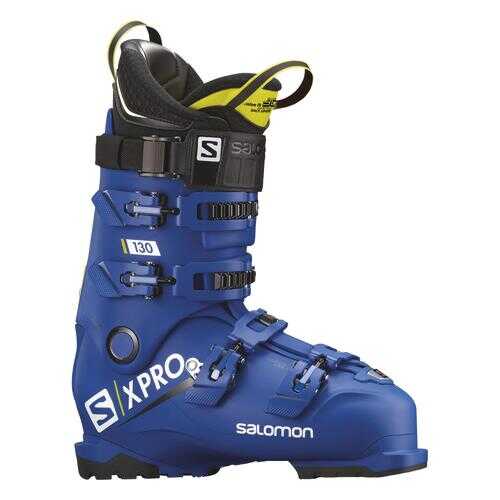 Горнолыжные ботинки Salomon X Pro 130 2019, raceblue/acid green, 27.5 в Кант