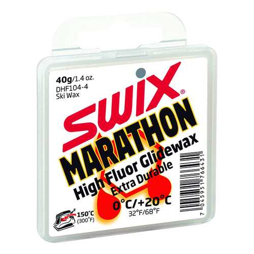 Мазь скольжения DHF104 White MARATHON 0C/+20C 40гр DH104-4 в Кант